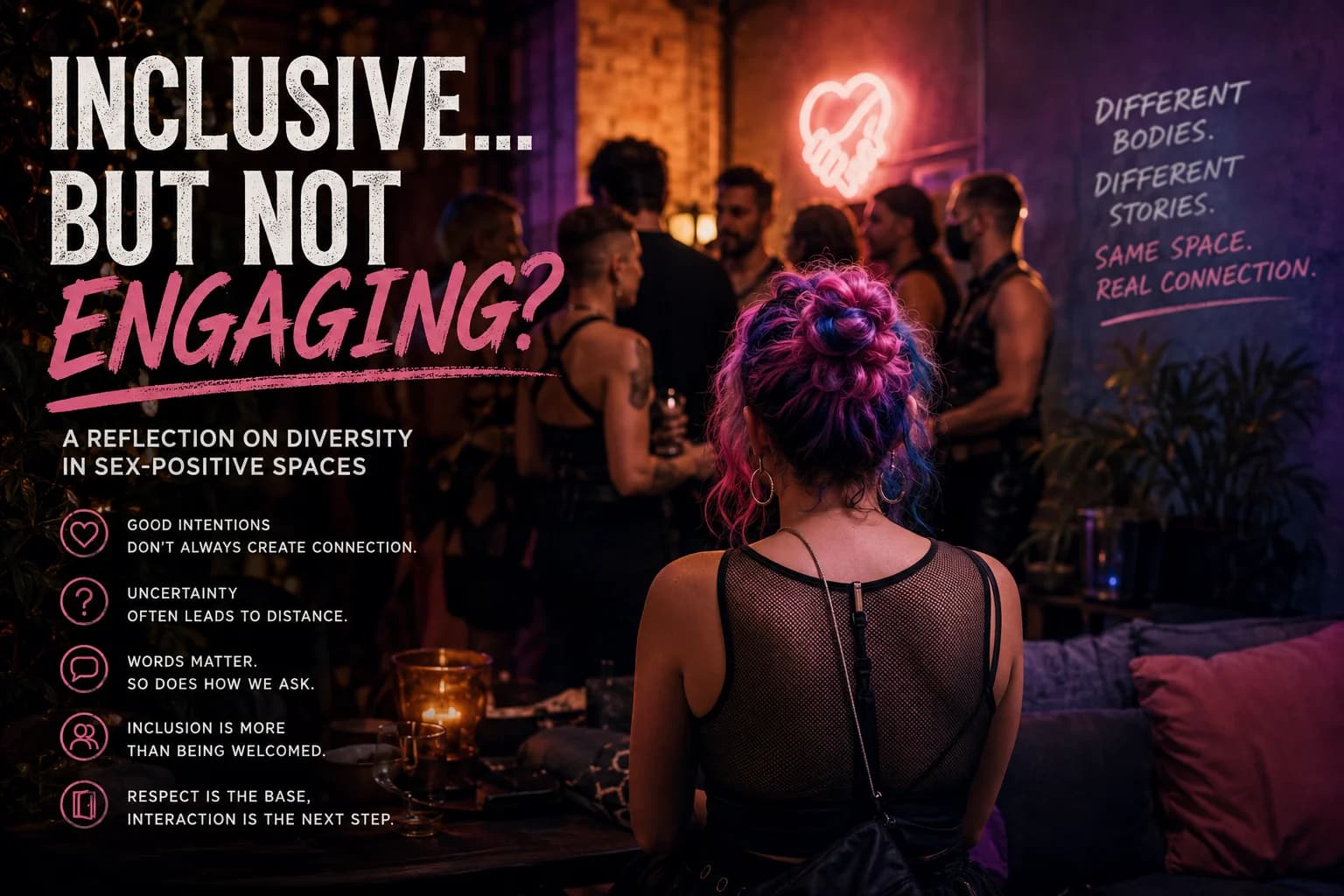 Inclusive… but Not Engaging? A Reflection on Diversity in Sex-Positive Spaces