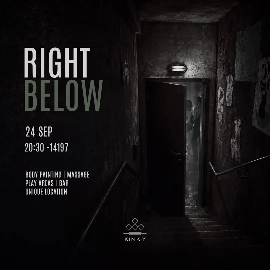 Right Below — Kink-Y's intimate sex-positive basement party in Berlin